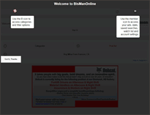 Tablet Screenshot of bismanonline.com